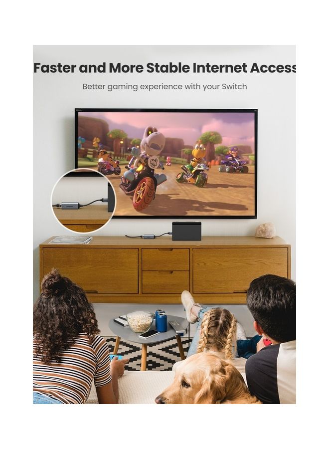 Ugreen Network Adapter Aluminum USB 3.0 to Ethernet Gigabit RJ45 LAN 1000 Mbps Compatible for Switch MacBook/ MacPro/ iPhone Mini iMac/ XPS Surface Pro /Notebook - Image 3